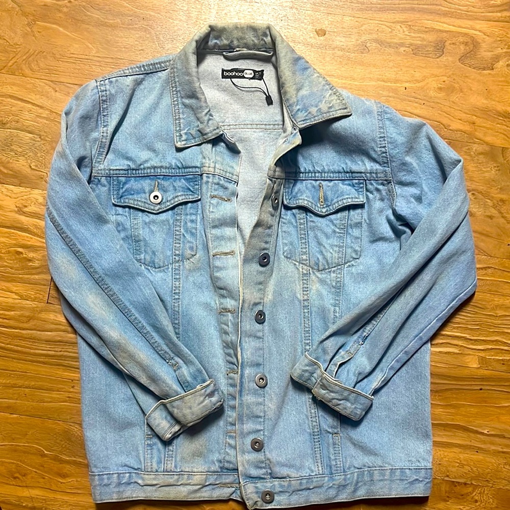 Light wash Jean Jacket slightly worn